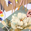 image:imageMr Pen Acrylic Paint Brushes Set 10 Pack Round amp Pointed Tip  Nylon Hair Artist Brushes for Watercolor Oil Rock Face Nail Miniature Canvas Detailing Drawing Art SuppliesRose Petal