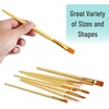 image:imageMr Pen Acrylic Paint Brushes Set 10 Pack Round amp Pointed Tip  Nylon Hair Artist Brushes for Watercolor Oil Rock Face Nail Miniature Canvas Detailing Drawing Art SuppliesYellow