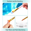 image:imageMr Pen Acrylic Paint Brushes Set 10 Pack Round amp Pointed Tip  Nylon Hair Artist Brushes for Watercolor Oil Rock Face Nail Miniature Canvas Detailing Drawing Art SuppliesRose Petal