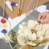 image:imageMr Pen Acrylic Paint Brushes Set 10 Pack Round amp Pointed Tip  Nylon Hair Artist Brushes for Watercolor Oil Rock Face Nail Miniature Canvas Detailing Drawing Art SuppliesBeige