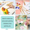 image:imageMr Pen Acrylic Paint Brushes Set 10 Pack Round amp Pointed Tip  Nylon Hair Artist Brushes for Watercolor Oil Rock Face Nail Miniature Canvas Detailing Drawing Art SuppliesYellow