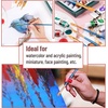 image:imageMr Pen Acrylic Paint Brushes Set 10 Pack Round amp Pointed Tip  Nylon Hair Artist Brushes for Watercolor Oil Rock Face Nail Miniature Canvas Detailing Drawing Art SuppliesBlue