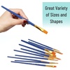 image:imageMr Pen Acrylic Paint Brushes Set 10 Pack Round amp Pointed Tip  Nylon Hair Artist Brushes for Watercolor Oil Rock Face Nail Miniature Canvas Detailing Drawing Art SuppliesMidnight Current