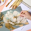 image:imageMr Pen Acrylic Paint Brushes Set 10 Pack Round amp Pointed Tip  Nylon Hair Artist Brushes for Watercolor Oil Rock Face Nail Miniature Canvas Detailing Drawing Art SuppliesYellow
