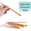 image:imageMr Pen Acrylic Paint Brushes Set 10 Pack Round amp Pointed Tip  Nylon Hair Artist Brushes for Watercolor Oil Rock Face Nail Miniature Canvas Detailing Drawing Art SuppliesSoft Ochre
