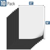 image:imageMr Pen Adhesive Magnetic Sheets 8 x 10 6 Pack Cuttable Magnets Flexible Magnet Sheets with Adhesive for Crafts Photos Classroom Decorations Easy Peel and Stickers for Planning12 x 16