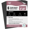 image:imageMr Pen Adhesive Magnetic Sheets 8 x 10 6 Pack Cuttable Magnets Flexible Magnet Sheets with Adhesive for Crafts Photos Classroom Decorations Easy Peel and Stickers for Planning8 x 10