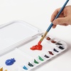 image:imageMr Pen Airtight Watercolor Palette with Lid 18 Wells amp 2 Mixing Areas  Lightweight Sealing Paint Palette for Travel Painting Watercolor Mixing Art Class and Studio UseWhite