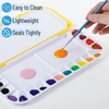 image:imageMr Pen Airtight Watercolor Palette with Lid 18 Wells amp 2 Mixing Areas  Lightweight Sealing Paint Palette for Travel Painting Watercolor Mixing Art Class and Studio UseYellow