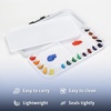 image:imageMr Pen Airtight Watercolor Palette with Lid 18 Wells amp 2 Mixing Areas  Lightweight Sealing Paint Palette for Travel Painting Watercolor Mixing Art Class and Studio UseWhite
