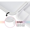 image:imageMr Pen Airtight Watercolor Palette with Lid 18 Wells amp 2 Mixing Areas  Lightweight Sealing Paint Palette for Travel Painting Watercolor Mixing Art Class and Studio UseWhite