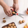 image:imageMr Pen All Purpose Kitchen Shears with Protective Sheath 8 Inch  Dishwasher Safe Stainless Steel Food Scissors with MicroSerrated Blades Durable Utility Kitchen Shears Gray amp OrangeBlack  Red