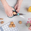 image:imageMr Pen All Purpose Kitchen Shears with Protective Sheath 8 Inch  Dishwasher Safe Stainless Steel Food Scissors with MicroSerrated Blades Durable Utility Kitchen Shears Gray amp OrangeBlack
