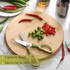 image:imageMr Pen All Purpose Kitchen Shears with Protective Sheath 8 Inch  Dishwasher Safe Stainless Steel Food Scissors with MicroSerrated Blades Durable Utility Kitchen Shears Gray amp OrangeOlive  Beige