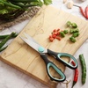 image:imageMr Pen All Purpose Kitchen Shears with Protective Sheath 8 Inch  Dishwasher Safe Stainless Steel Food Scissors with MicroSerrated Blades Durable Utility Kitchen Shears Gray amp OrangeBlack