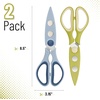 image:imageMr Pen All Purpose Kitchen Shears with Protective Sheath 8 Inch  Dishwasher Safe Stainless Steel Food Scissors with MicroSerrated Blades Durable Utility Kitchen Shears Gray amp OrangeOlive  Beige