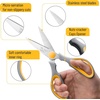 image:imageMr Pen All Purpose Kitchen Shears with Protective Sheath 8 Inch  Dishwasher Safe Stainless Steel Food Scissors with MicroSerrated Blades Durable Utility Kitchen Shears Gray amp OrangeGray  Orange
