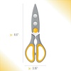 image:imageMr Pen All Purpose Kitchen Shears with Protective Sheath 8 Inch  Dishwasher Safe Stainless Steel Food Scissors with MicroSerrated Blades Durable Utility Kitchen Shears Gray amp OrangeGray  Orange