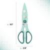 image:imageMr Pen All Purpose Kitchen Shears with Protective Sheath 8 Inch  Dishwasher Safe Stainless Steel Food Scissors with MicroSerrated Blades Durable Utility Kitchen Shears Gray amp OrangeTeal