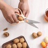 image:imageMr Pen All Purpose Kitchen Shears with Protective Sheath 8 Inch  Dishwasher Safe Stainless Steel Food Scissors with MicroSerrated Blades Durable Utility Kitchen Shears Gray amp OrangeCream  Tan