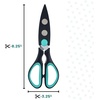 image:imageMr Pen All Purpose Kitchen Shears with Protective Sheath 8 Inch  Dishwasher Safe Stainless Steel Food Scissors with MicroSerrated Blades Durable Utility Kitchen Shears Gray amp OrangeBlack