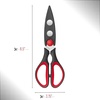 image:imageMr Pen All Purpose Kitchen Shears with Protective Sheath 8 Inch  Dishwasher Safe Stainless Steel Food Scissors with MicroSerrated Blades Durable Utility Kitchen Shears Gray amp OrangeBlack  Red