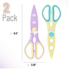 image:imageMr Pen All Purpose Kitchen Shears with Protective Sheath 8 Inch  Dishwasher Safe Stainless Steel Food Scissors with MicroSerrated Blades Durable Utility Kitchen Shears Gray amp OrangePurple  Yellow