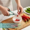 image:imageMr Pen All Purpose Kitchen Shears with Protective Sheath 8 Inch  Dishwasher Safe Stainless Steel Food Scissors with MicroSerrated Blades Durable Utility Kitchen Shears Gray amp OrangeTeal