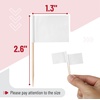 image:imageMr Pen Blank Toothpick Flags White 100 Pcs Cheese Markers  Cheese Labels for Charcuterie Board Charcuterie Labels Cheese Board Labels Charcuterie Board Labels Buffet Labels