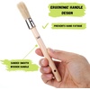 image:imageMr Pen Chalk Paint Brush 07 Inch Round Wax Brush for Furniture  Chalk Paint Brushes07 Inch