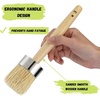 image:imageMr Pen Chalk Paint Brush 07 Inch Round Wax Brush for Furniture  Chalk Paint Brushes2 inch