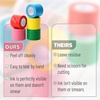 image:imageMr Pen Colored Masking Tape 2 x 16 Yards 5 Pack  Colored Painters amp Drafting Tape for Arts and Crafts Labeling Marking Journaling DIY Projects2 inch  5 Pack