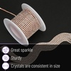 image:imageMr Pen Crystal Rhinestone Close Chain 1 Roll 11 Yard 2mm Rhinestones  Silver Rhinestones for Jewelry Rhinestone Chain for Crafts Roll of Rhinestones for Crafts Crystal Rhinestone Chain TrimRose Gold