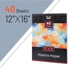 image:imageMr Pen Disposable Paint Palette Paper Paint Pad 9x12 40 Sheets  Acrylic Paint Paper Suitable for Watercolor Gouache Acrylic and Oil Paints TearOff Palette Sheets for Painting12 x 16  1 Pack