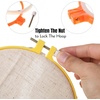 image:imageMr Pen Embroidery Hoops Set 6 pcs 34 inch to 102 inch  Assorted Colors Plastic Embroidery Hoop Cross Stitch Hoops Embroidery Rings Cross Stitch Plastic Sewing Rings Hoops