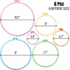 image:imageMr Pen Embroidery Hoops Set 6 pcs 34 inch to 102 inch  Assorted Colors Plastic Embroidery Hoop Cross Stitch Hoops Embroidery Rings Cross Stitch Plastic Sewing Rings Hoops