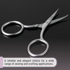 image:imageMr Pen Embroidery Scissors Curved 2 Pack 35 Inch  Silver Embroidery Scissors Small1 pcs