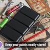image:imageMr Pen Empty Watercolor Paint Palette Tin Metal Case with 28 Half Pans  Compact Portable amp Refillable Travel Watercolor Palette Tin for Acrylic Painting Gouache amp Travel Painting