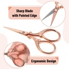image:imageMr Pen Fabric Scissors amp Embroidery Scissors Set 85 and 35  Stainless Steel Rose Gold Heavy Duty Fabric Shears