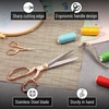image:imageMr Pen Fabric Scissors amp Embroidery Scissors Set 85 and 35  Stainless Steel Rose Gold Heavy Duty Fabric Shears