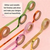 image:imageMr Pen Glitter Washi Tape Set 24 Rolls 6mm10mm  Thin Metallic Decorative Tape Set for Bullet Journal Scrapbook Arts Crafts Planners and Gift Packaging