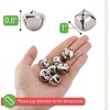 image:imageMr Pen Jingle Bells 1 Inch 50 pcs Silver Small Bells for Crafts  Bulk Christmas Bells for Home Decorations Mini Jingle Bell for Pets Party Decoration and Jewelry