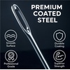 image:imageMr Pen Large Eye Needles for Hand Sewing 50 pcs 2  Large Eye Sewing Needles BulkSilver in Plastic Storage Tube