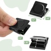 image:imageMr Pen Magnetic Clips 8 Pack Silver 12 Inch Metal Clips  Refrigerator MagnetsBlack