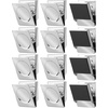 image:imageMr Pen Magnetic Clips 8 Pack Silver 12 Inch Metal Clips  Refrigerator MagnetsSilver