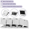 image:imageMr Pen Magnetic Clips 8 Pack Silver 12 Inch Metal Clips  Refrigerator MagnetsSilver