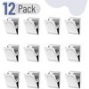 image:imageMr Pen Magnetic Clips 8 Pack Silver 12 Inch Metal Clips  Refrigerator MagnetsSilver