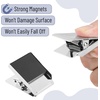image:imageMr Pen Magnetic Clips 8 Pack Silver 12 Inch Metal Clips  Refrigerator MagnetsSilver