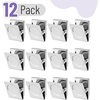 image:imageMr Pen Magnetic Clips 8 Pack Silver 12 Inch Metal Clips  Refrigerator MagnetsSilver