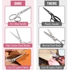 image:imageMr Pen Metal Fabric Scissors 95 inch Silver Premium Tailor Scissors  Fabric Shears95